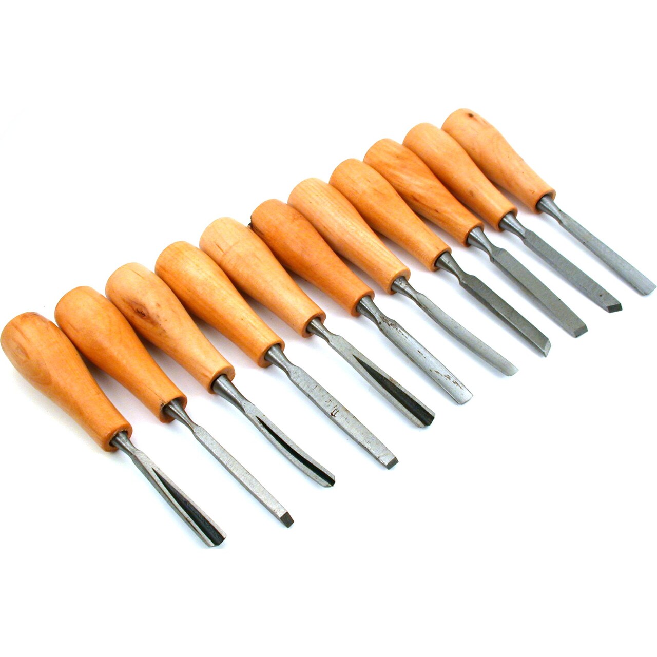11pc NEW Wood Carving Chisel Set Woodworking Shop Tools